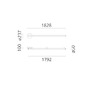 Dekorativní - AR 1305000APP Alphabet of light lineární 180 nástěnné/stropní - Bluetooth - ARTEMIDE - foto 8