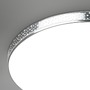Kruhová - BRILO 3679-018 RGB-CCT LED stropní svítidlo, pr. 35,5 cm, 18W, 1850 lm, chrom - BRILO - foto 8