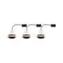 Kruhová - P 92237 LED vestavné svítidlo Lanati 3ks sada kruhové 84mm 30° Coin 3x6W 230V 2700K dub/černá mat - PAULMANN - foto 8