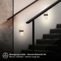 Nepřímé osvětlení - BRI 3888015 Aura nástěnné svítidlo - 2,5W, 100lm, nabíjecí, LED, s pohybové čidlo, černá - BRILONER - foto 8