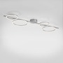 Dekorativní - LD 14211-21 MINI RITUS LED stropní svítidlo stříbrné kruhová forma paměťová funkce krokově stmívatelné 3000K - JUST LIGHT - foto 8