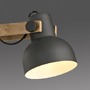 Dekorativní - LD 15743-18 CUP 2.0 závěsné svítidlo černé s dřevem z akácie nastavitelná výška nastavitelné - JUST LIGHT - foto 8