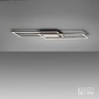Hranatá - LD 14694-18 ASMIN LED stropní svítidlo 1000x17,9cm černá ploché stmívatelné vypínačem jednoduchý panel 3000K - LEUCHTEN DIREKT / JUST LIGHT - foto 8