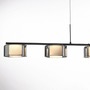 Podélná - PN 2116-18 LED závěsné svítidlo RIKA černá stmívatelné nastavitelná výška paměťová funkce SimplyDim 3000K - PAUL NEUHAUS - foto 8