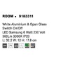 Dekorativní - NV 9183311 Nástěnné svítidlo ROOM bílý hliník a opálové sklo vypínač na těle LED Samsung 6W 230V 3000K IP20 nabíjení telefonu - NOVA LUCE - foto 8