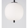Koule - NV 9624074 Závěsné svítidlo LATO černý kov a opálové sklo E14 1x5W 230V IP20 bez žárovky - NOVA LUCE - foto 8
