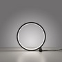 Stolní lampy dekorační - LD 15395-18 MINI RITUS LED stolní lampa černý kruh minimalistické šňůrový vypínač 3000K - JUST LIGHT - foto 8