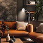 Stojací lampy - BRILO 1502016 Cielo LED stojanová bezdrátová lampa, stmívatelná, dotykový vypínač, bílá - BRILO - foto 8