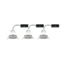 Kruhová - P 92441 LED vestavné svítidlo Nova Coin kruhové 84mm 50° měnitelná bílá 3x6W 230V kov kartáčovaný hliník - PAULMANN - foto 8