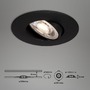 Kruhová - BRI 7048-035 3ks sada LED vestavné svítidlo, pr. 9 cm, nastavitelné, 5 W, černá - BRILONER - foto 8