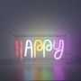 Dekorativní - LD 85027-70 NEON-HAPPY LED nástěnné svítidlo nápis HAPPY vícebarevné USB vypínač dekorativní - LEUCHTEN DIREKT / JUST LIGHT - foto 8