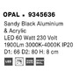 Kruhová - NV 9345636 Stropní svítidlo MORBIDO černý hliník a akryl LED 60W 230V 2700K - 4000K IP20 vč. dálkového ovládání stmívatelné Tuya - NOVA LUCE - foto 8