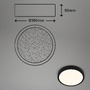 Kruhová - BRILO 3704-015 CCT LED přisazené svítidlo pr. 38 cm, 22 W, 2900 lm, černá - BRILO - foto 8