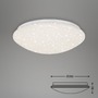 Kruhová - BRILO 3373-016 LED stropní svítidlo hvězdné nebe, pr. 28 cm, 15 W, bílé - BRILO - foto 8