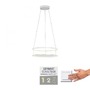 Kruhová - PN 2442-16 LED závěsné svítidlo CONTURA bílá, kruhové, dotykové ovládání, nastavitelná výška, 3000K - PAUL NEUHAUS - foto 8