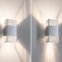 Nástěnná - P 71253 LED nástěnné svítidlo Tharin IP44 3000K 120x250mm 2x3,7W stříbrná - PAULMANN - foto 8