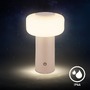 Stolní lampy dekorační - BRILO 7580011 Juna stolní lampa - 1,8W, 210lm, nabíjecí, LED, stmívatelné, dotykový vypínač, teplá bílá, béžová - BRILO - foto 8