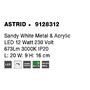 Nepřímé osvětlení - NV 9128312 Nástěnné svítidlo ASTRID bílý kov a akryl LED 12W 220-240V 3000K IP20 - NOVA LUCE - foto 8
