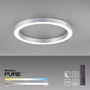 Kruhová - PN 6309-95 Paul Neuhaus LED stropní svítidlo PURE-LINES 50x50 CCT dálkový ovladač 2700-5000K hliník - PAUL NEUHAUS - foto 8