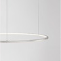 Kruhová - NV 9345611 Závěsné svítidlo TARQUIN šampaň stříbrný hliník a akryl LED 58W 230V 3000K IP20 stmívatelné - NOVA LUCE - foto 8