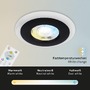 Kruhová - BRI 7040-035 LED vestavná svítidla sada, pr.8,4 cm, 3x LED, 5 W, 460 lm, černá - BRILONER - foto 8