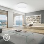 Kruhová - BRILO 3874016 Verb stropní svítidlo pr.56 cm - 72W, 8000lm, LED, stmívatelné, dálkový ovladač, CCT, bílé - BRILO - foto 8