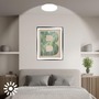 Kruhová - BRILO 3936016 Kaida stropní svítidlo pr.38 cm - 17,1W, 3900lm, LED, energetická třída A, neutrální bílá, bílé - BRILO - foto 8