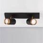 Bodová - NV 9111434 Bodové svítidlo POGNO černá a zlatý hliník GU10 2x10W IP20 220-240V bez žárovky - NOVA LUCE - foto 8