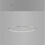 Kruhová - NV 9345607 Závěsné svítidlo TARQUIN šampaň stříbrný hliník a akryl LED 48W 230V 3000K IP20 stmívatelné - NOVA LUCE - foto 8