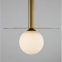 Subtilní - NV 9043311 Závěsné svítidlo PIELO mosazný zlatý kov opálové sklo G9W 1x5W 230V IP20 bez žárovky - NOVA LUCE - foto 8