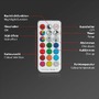 Kruhová - BRI 7035-035 RGB-CCT LED vestavná svítidla sada, pr.9,2 cm, 3x LED, 4,8 W, 450 lm, černá - BRILONER - foto 8