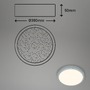 Kruhová - BRILO 3704-014 CCT LED přisazené svítidlo pr. 38 cm, 22 W, 2900 lm, stříbrná - BRILO - foto 8