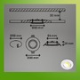 Kruhová - BRI 7586036 Klira 3ks sada LED vestavné bodové svítidlo 230V, nastavitelné, CTS, Ra90, bílé - BRILONER - foto 8
