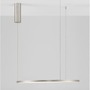 Kruhová - NV 9345603 Závěsné svítidlo TARQUIN šampaň stříbrný hliník a akryl LED 36W 230V 3000K IP20 stmívatelné - NOVA LUCE - foto 8