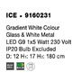Dekorativní - NV 9160231 Závěsné svítidlo ICE bílé sklo s přechody a bílý kov G9 1x5W 230V IP20 bez žárovky - NOVA LUCE - foto 8