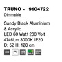 Dekorativní - NV 9104722 Závěsné svítidlo TRUNO černý hliník a akryl LED 60W 230V 3000K IP20 stmívatelné - NOVA LUCE - foto 8