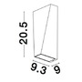 Nástěnná - NV 9104835 Venkovní nástěnné svítidlo VEIRO antracitový hliník a čiré sklo LED 6W 3000K 200-240V IP65 světlo nahoru a dolů 40st. - NOVA LUCE - foto 8