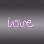 Dekorativní - LD 85021-87 NEON-LOVE LED nástěnné svítidlo LOVE růžové USB, šňůrový vypínač, dekorativní - LEUCHTEN DIREKT / JUST LIGHT - foto 8