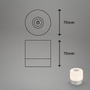 Na stůl - BRILO 7461014 LED nabíjecí stolní lampa, 7 cm, USB-C, 2W, 150lm, matný chrom - BRILO - foto 8