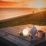 Stolní lampy dekorační - BRILO 7561011 Sora Mini LED stolní lampička bezdrátová IP54, stmívatelné, dotykový vypínač, imitace dřeva - BRILO - foto 8