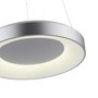Kruhová - LD 17075-21 KETO ANIKA LED závěsné svítidlo stříbrné ovládané přes aplikaci Tuya stmívatelné RGB+CCT RGB+2700-5000K - LEUCHTEN DIREKT / JUST LIGHT - foto 8