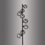 Stojací lampy - LD 14506-18 Kolekce Schöner Wohnen LED stojací svítidlo Dubai černá 9-ramenné, 3000K - JUST LIGHT - foto 8