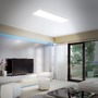 Hranatá - BRILO 7404-016 Ultraploché RGB/W-svítidlo LED panel s přímé a nepřímé osvětlení, 42 cm, LED, 22 W, 3000 lm, bílé - BRILO - foto 8