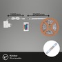 Dekorační - BRILO 2323360 LED Strip 20m, dálkový ovladač, RGB barevné módy, bílé - BRILO - foto 8
