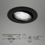 Kruhová - BRI 7147-035 3ks LED vestavné svítidlo, pr. 8,6 cm, 5 W, černá - BRILONER - foto 8