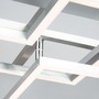 Hranatá - BRILO 3217018 LED stropní svítidlo, 76,3 cm, 2600 LM, 36 W, hliník-chrom (starý kód: BRILO 3217-018) - BRILO - foto 8