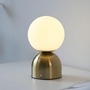 Stolní lampy dekorační - LD 19218-12 Kolekce Schöner Wohnen LED bateriové stolní svítidlo RUDI, zlatá, nabíjecí přes USB, 3000-6000K - JUST LIGHT - foto 8