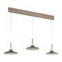 Vícečetná - PN 2193-97 LED závěsné svítidlo PURE Moon 3 ramenné nastavitelná výška stmívatelné 2700K bronz / tmavý amber - PAUL NEUHAUS - foto 8