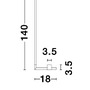 Stojací lampy - NV 9180727 Stojací lampa RACCIO černý kov a akryl LED 17.3W 230V 3000K IP20 - NOVA LUCE - foto 8