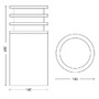 SmartHome Paul Neuhaus - PH 17402/93/P0 Hue White Venkovní sloupkové svítidlo Philips Lucca 17402/93/P0 antracitové, 2700K, 40cm - PHILIPS HUE (915005561301) - foto 8
